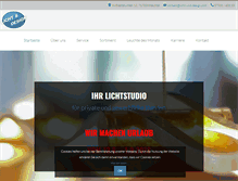 Tablet Screenshot of licht-und-design.com